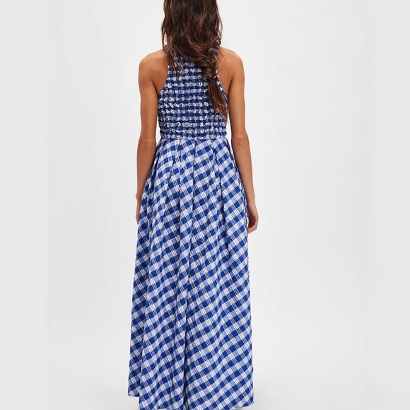 Free People Untitled In Motion Annah Dress XS checkered gingham - Picture 3 of 7